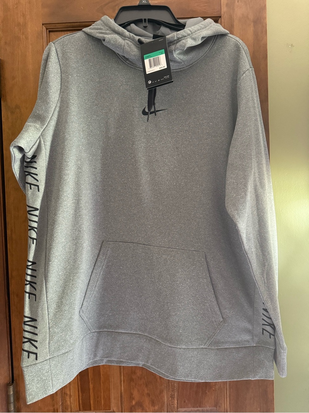 Nike Dri-Fit womens Gray Pullover Hoodie XL